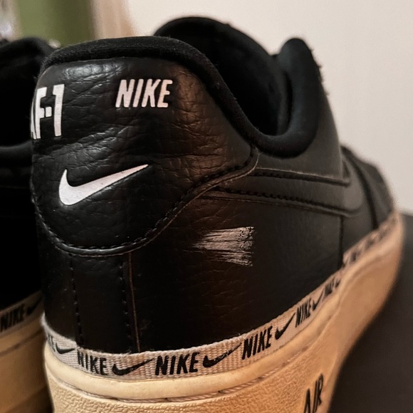 Nike Premium Black and white Air Force 1 Sneakers - Picture 4 of 6